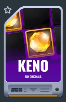 Keno screenshot