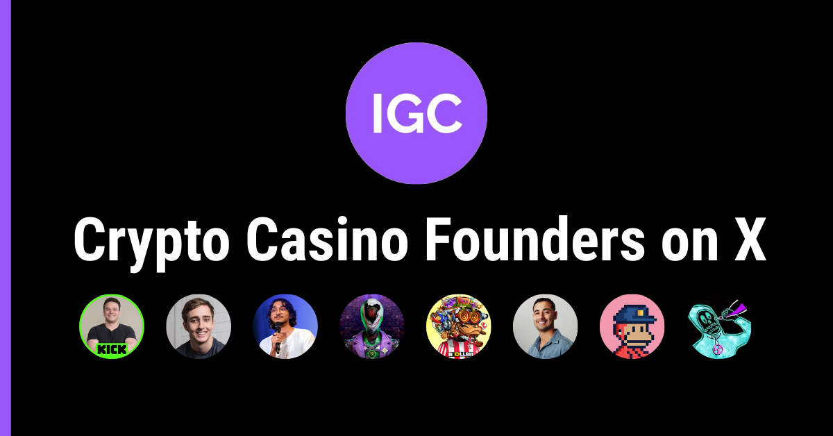 The Crypto Casino Founders You Should Be Following on X